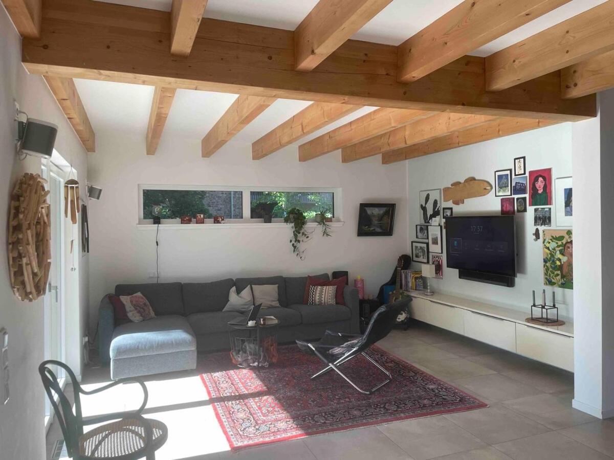 Modernes Holzhaus Im Skandinavischen Stil Mit Sauna, Garten Und 2 Katzen 노르더슈테트 외부 사진